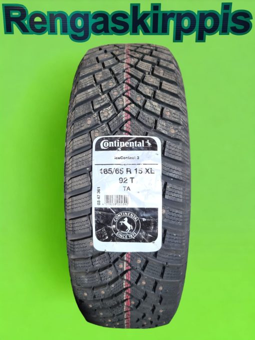 185/65R15 Continental IceContact 3 92T XL / nasta