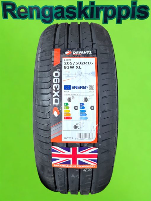 205/50R16 Davanti DX390  91W XL  B,B 68dB