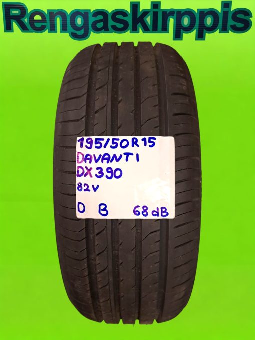 195/50R15 Davanti Dx390 82V D,B 68dB / kesä