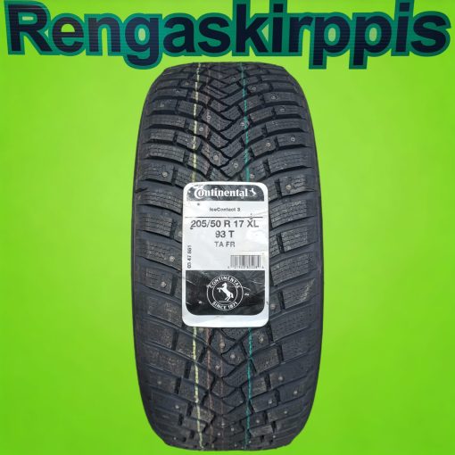 205/50R17 Continental IceContact 3 93T XL / nasta