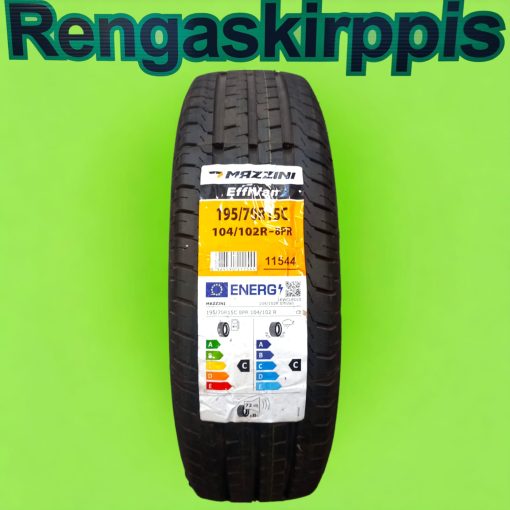 195/70R15C Mazzini EffiVan 104/102R C,C 72dB/kesä