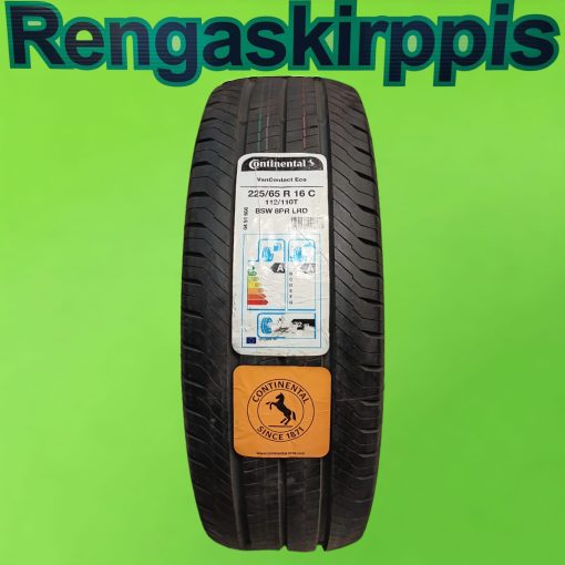 225/65R16C Continental VanContactEco 112/110T A, A 72dB  / kesä