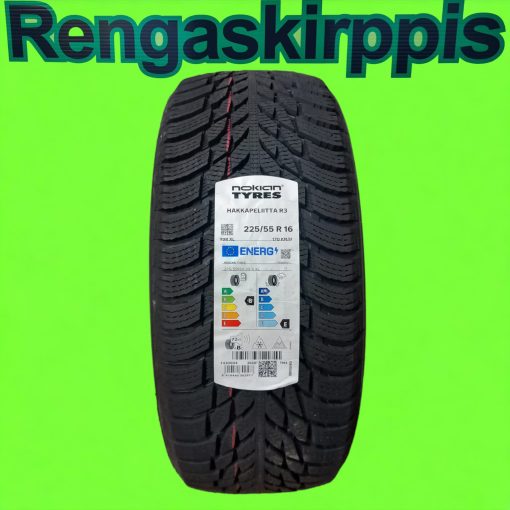 225/55R16 Nokian Hakkapeliitta R3 99R XL / kitka