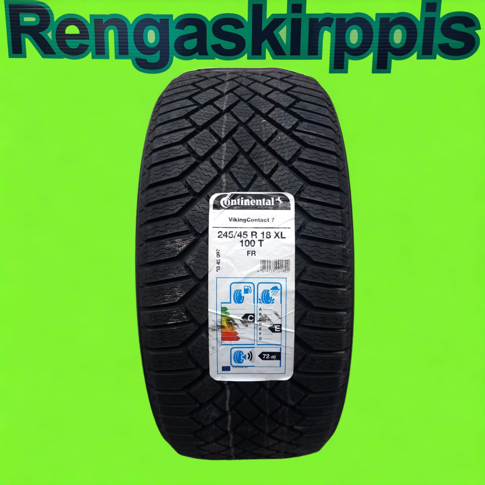 245/45R18 Continental VikingContact 7 100T XL C,E 72dB/ kitka