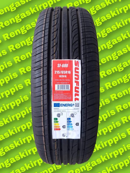 215/65R16 Sunfull SF-688102H XL D,C 72dB/kesä