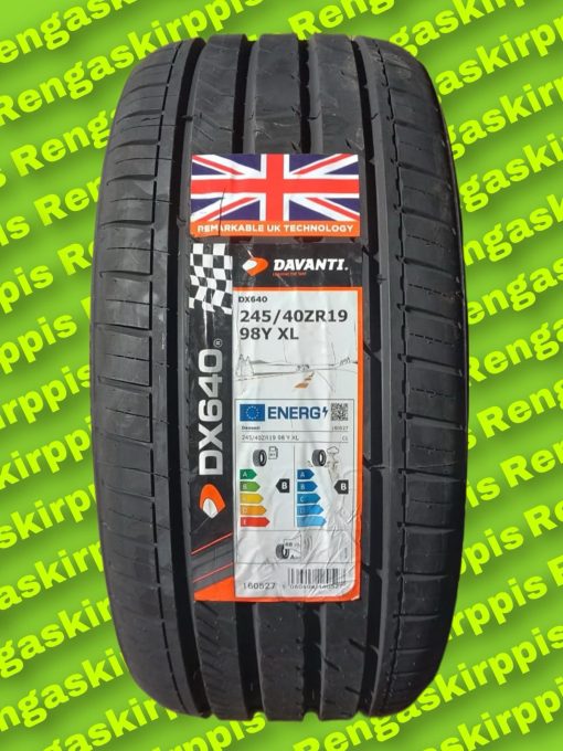 245/40R19 Davanti 98Y XL DX640 B,B  68db / kesä