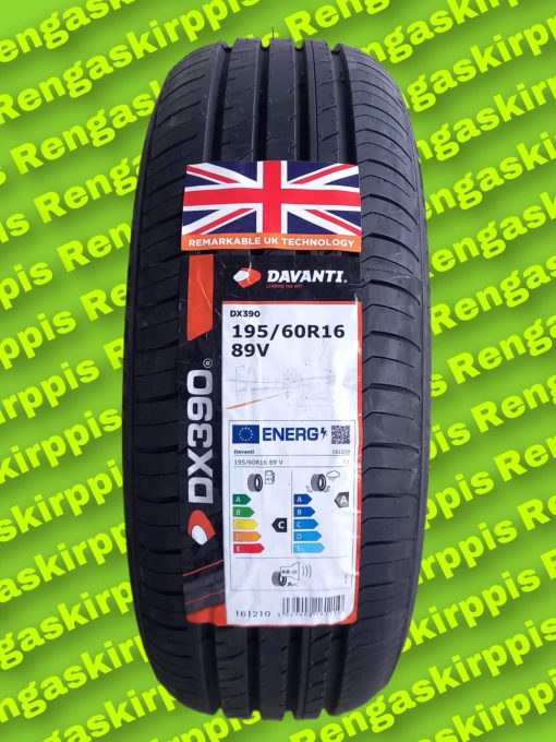 195/60R16 Davanti DX390 89V C,A 68dB/kesä