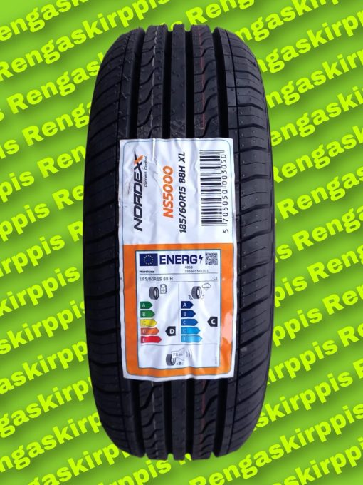185/60R15 Nordexx NS5000 88H XL D,C 71dB/kesä