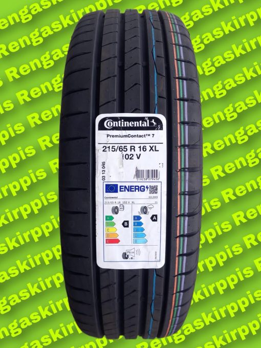 215/65R16 Continental PremiumContact 7 102V XL B,A 71dB/kesä