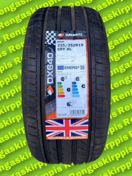 225/35R19 Davanti DX640 XL 88Y C,B 68dB / kesä