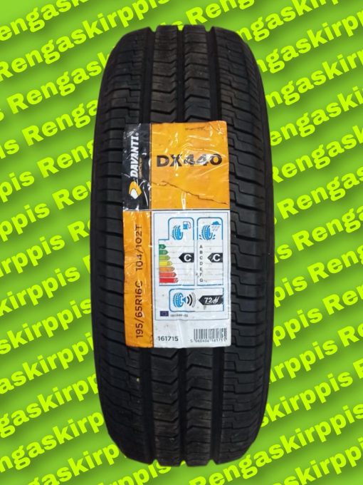 195/65R16C Davanti Dx440 104/102T 72dB / kesä