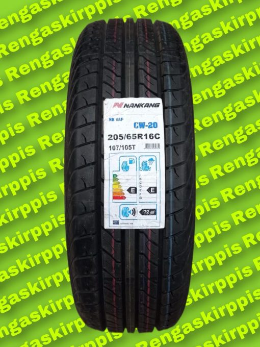 205/65R16C Nankang Cw-20 107/105T E E 72dB/kesä