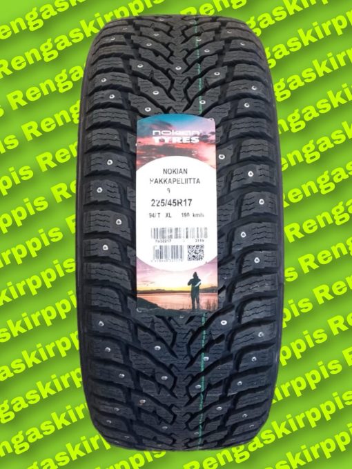 225/45R17 Nokian Hakkapeliitta 9 94T XL / nasta+