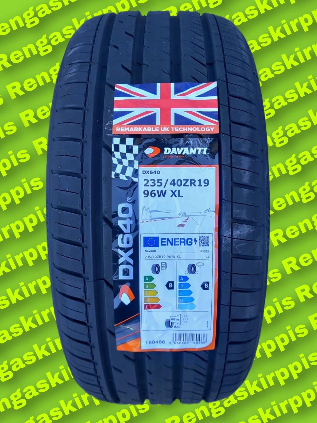 235/40R19 Davanti DX640 96W XL B,B 68db/ kesä - Rengaskirppis