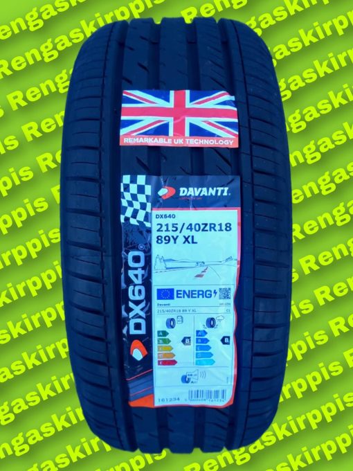 215/40R18 Davanti Dx640 89Y XL  B, B 68dB / kesä