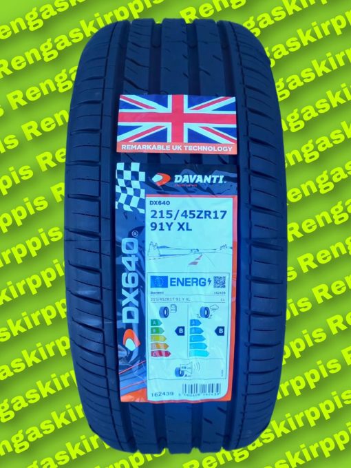 215/45R17 Davanti Dx640 91Y XL B,B  68dB / kesä