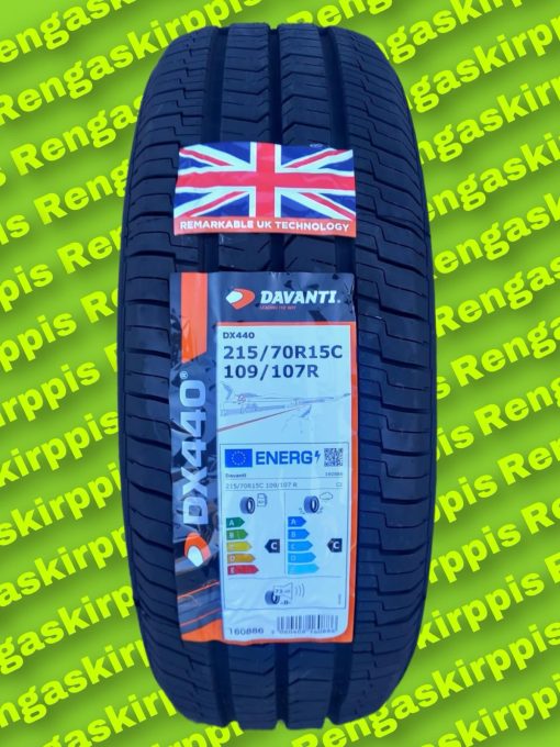 215/70R15C Davanti Dx440 109/107R C C 72dB / kesä