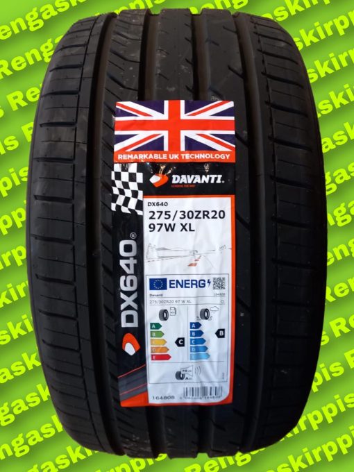 275/30R20 Davanti Dx640 97W XL C, B, 70dB / kesä