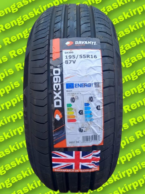 195/55R16 Davanti Dx390 87V  C,B 68dB / kesä