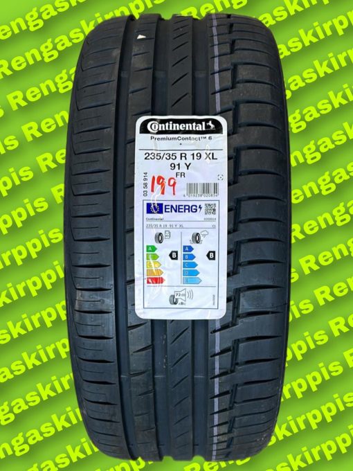 235/35R19 Continental PremiumContact6 91Y XL B,B 72dB/kesä