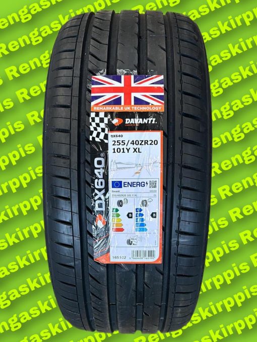 255/40R20 Davanti DX640 101Y XL  B,B 70dB/kesä