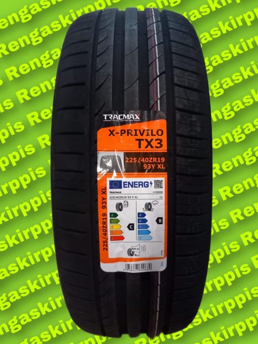 225/40R19 Tracmax X-privilo Tx3 93Y C,B 69dB/kesä