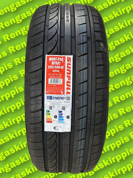 255/50R19 Sunfull Mont-Pro HP-881 107V XL C,C 73dB/kesä