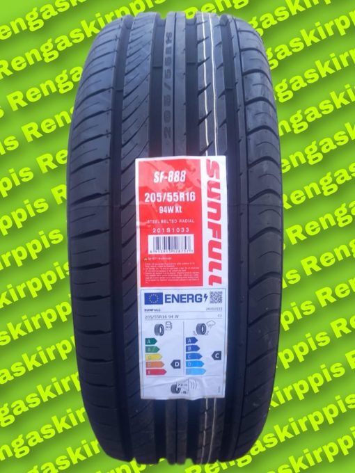 205/55R16 Sunfull SF-888 94W XL D,C 72dB/kesä