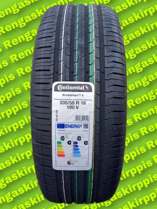 235/55R18 Continental EcoContact6 100V  A,A 71dB/kesä