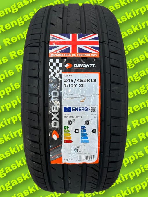 245/45R18 Davanti DX640 100Y XL B,B 68dB/kesä