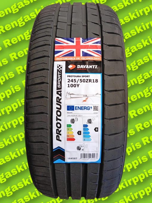 245/50R18 Davanti Protoura Sport 100Y  C,B 70dB/kesä
