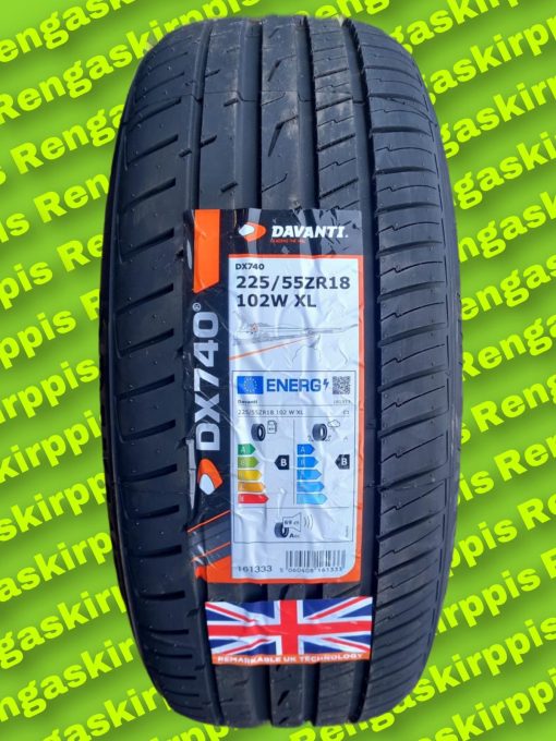 225/55R18 Davanti DX740 102W XL B,B 69db/ kesä