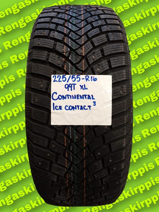 225/55R16 Continental IceContact 3 99T XL / nasta
