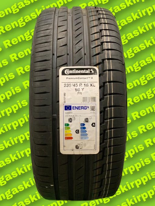 235/45R18 Continental PremiumContact 6 98Y XL C,A 72dB  / kesä