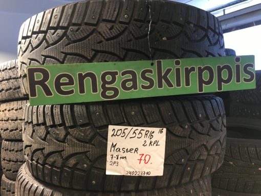 K 205/55R16 Master nasta 7-8mm DOT16 4P5-3  MT