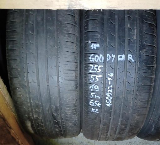 K 255/55R19 Goodyear kesä, 5mm / K4