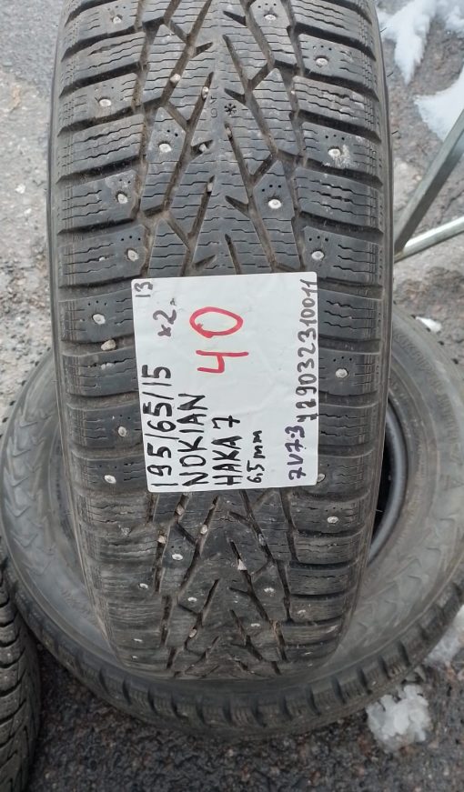 K 195/65R15 Nokian HKPL 7 nasta 6,5mm 7V7-3