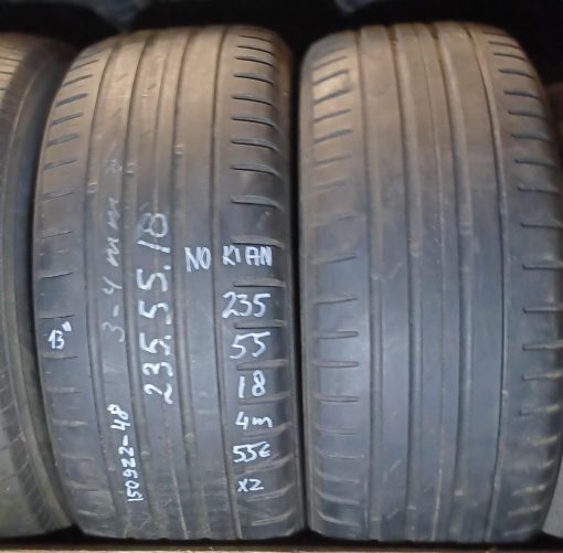 K 235/55R18 Nokian kesä, 3-4mm  / K7