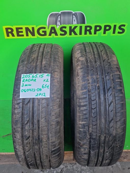 K 205/65R15 Radar kesä 7mm 2P12