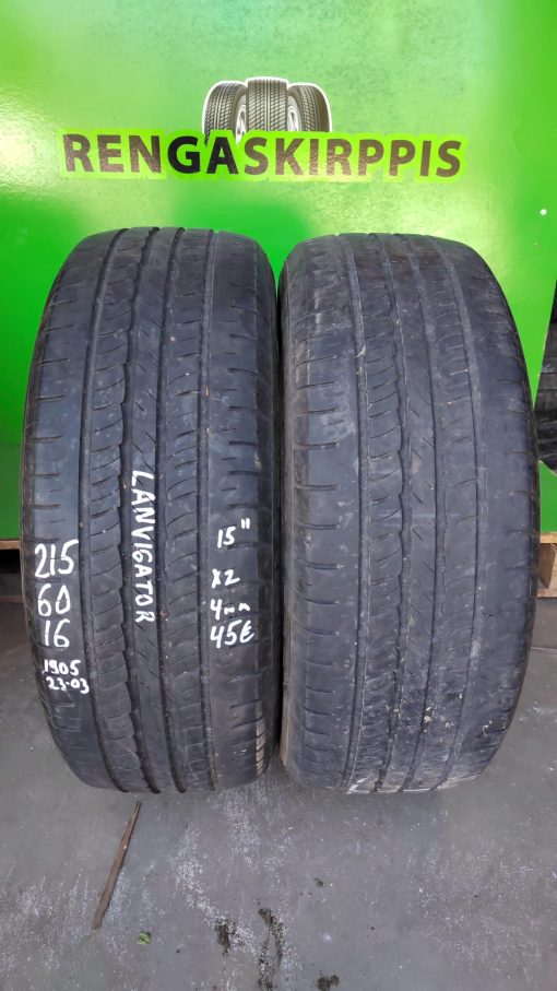 K 215/60R16 Lanvigator kesä 4mm 4V13