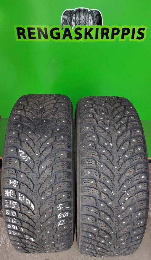 215/60R16 Nokian nasta 5mm / 3P15