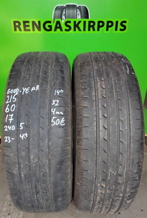 K 215/60R17 Goodyear kesä 4mm 4P36