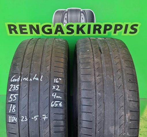 235/55R18 Continental kesä 4mm / 5P43