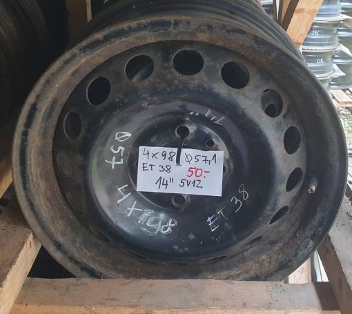 14" 4x98 ET38 K57,1
