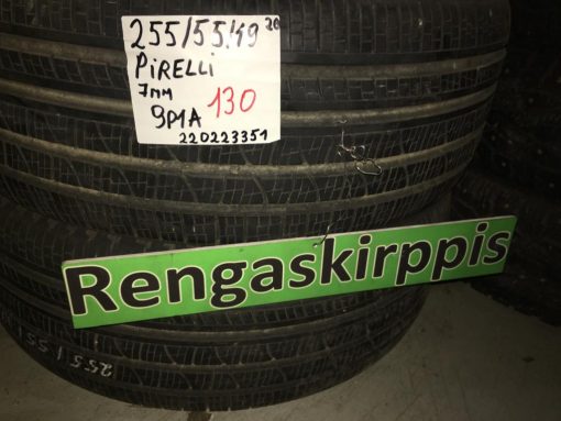 K 255/55R19 Pirelli kesä 7mm DOT20 9P1A