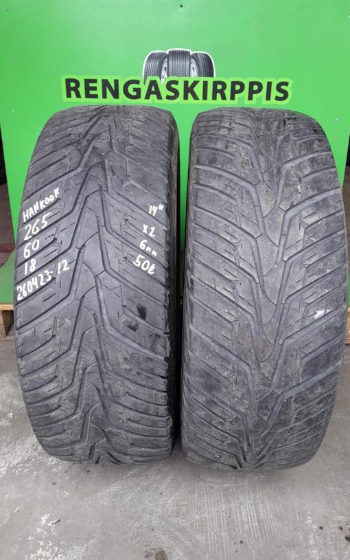265/60R18 Hankook kesä 6mm / K14