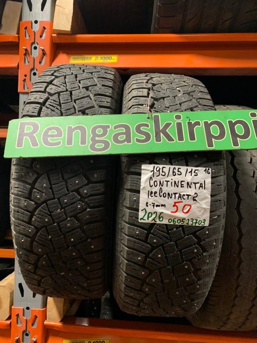 K 195/65R15 Continental IceContact 2 nasta 2P26