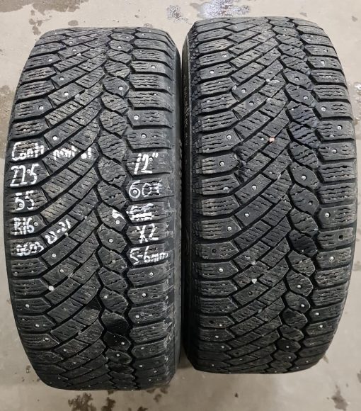 225/55R16 Continental nasta 5-6mm / 3P13