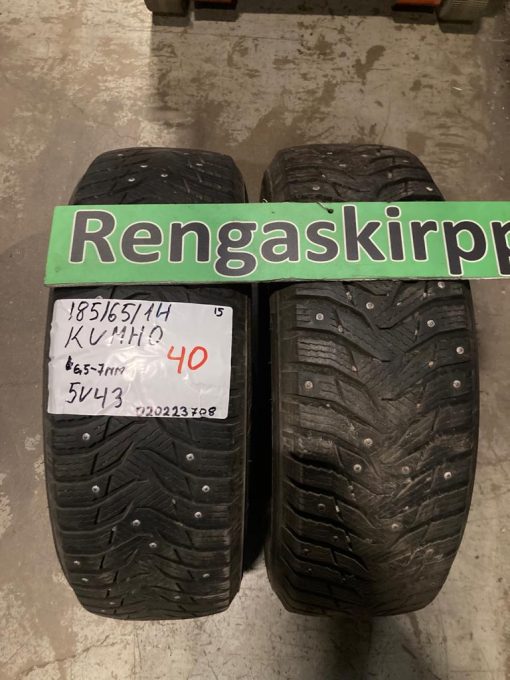 K 185/65R14 Kumho nasta 6,5-7mm DOT15 5V43