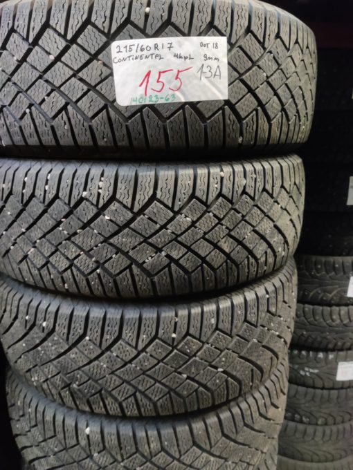 K 215/60R17 Continental kitka 9mm / 1-3A